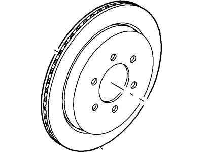 Lincoln Navigator Brake Disc - AL1Z-2C026-B