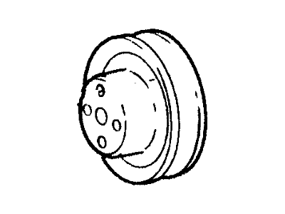 Ford XR3Z8509EA Pulley Fan