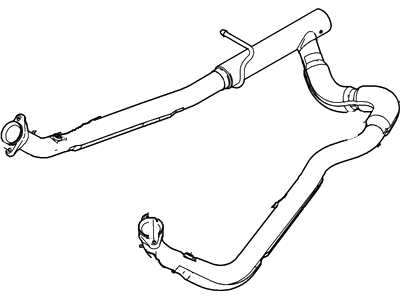 Ford 4C2Z-5246-CA Exhaust Pipe