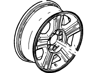 Ford 8L3Z-1007-B Wheel Assembly