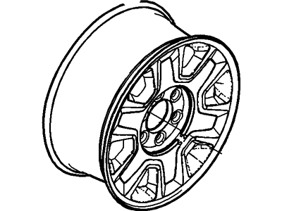 Ford 9L3Z-1007-B Wheel Assembly