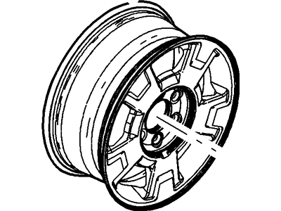 Ford 9L3Z-1007-A Wheel Assembly