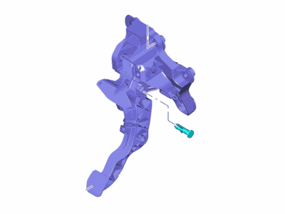Ford Clutch Pedal - DG9Z-7519-B
