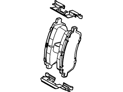 Ford AE8Z-2001-C Kit - Brake Lining
