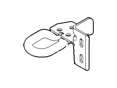 Ford 7C3Z-17A954-CB Hook - Towing - Front