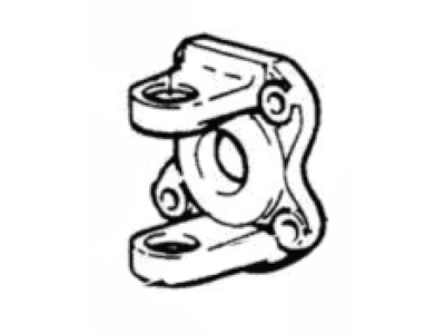 Ford E6TZ4866A YOKE - DRIVESHAFT CO