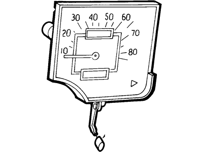 1985 Mercury Grand Marquis Speedometer - E3MY-17255-A