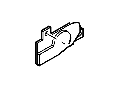 2001 Lincoln LS Door Handle - YW4Z-5421818-AA