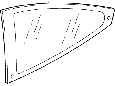 Ford 1S4Z-6129710-AA Glass - Quarter Window