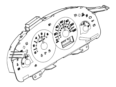 2005 Ford Escape Instrument Cluster - 5L8Z-10849-AB