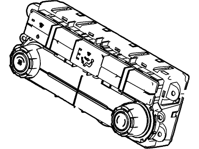 Ford BC3Z-18549-A Control Assembly - Heater