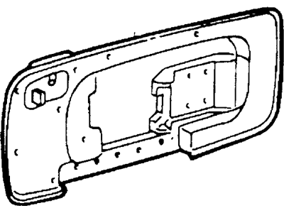 Ford XF3Z-5406024-AAE Door Assembly - Glove Compartment