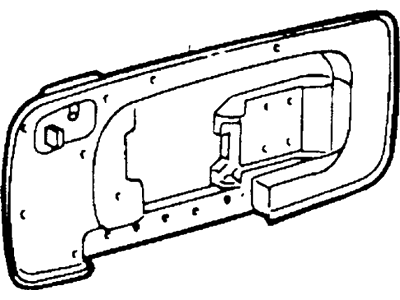 Ford XF3Z5406024BAB Door Assembly Glove Compartment