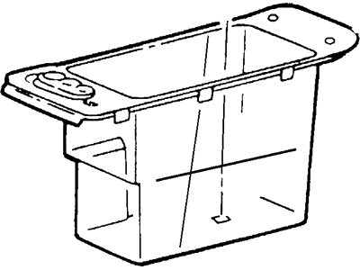 Ford F8OZ-5406010-BAA Box Assembly - Glove Compartment