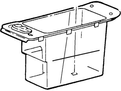 1998 Lincoln Continental Glove Box - F8OZ-5406010-BAA