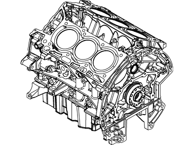 Ford 9A5Z-6009-E Cylinder Block