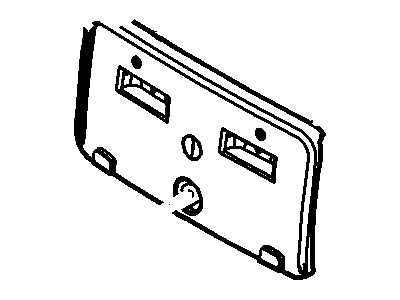 Ford CM5Z-17A385-AA Bracket - License Plate