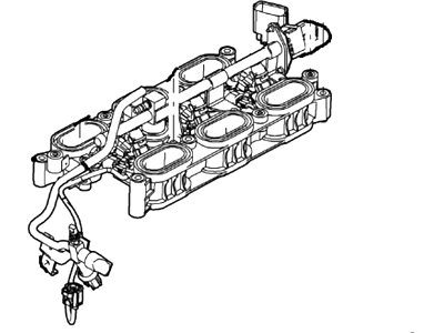 2006 Lincoln LS Intake Manifold - 5W4Z-9424-AA