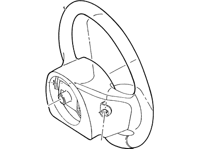 1999 Lincoln Town Car Steering Wheel - F8VZ3600AAB