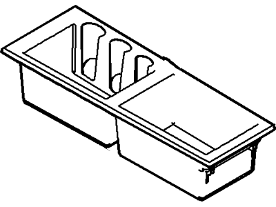 Ford 7T4Z-7806202-A Tray - Package - Centre