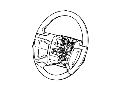 Mercury Mariner Steering Wheel - 9M6Z-3600-BA