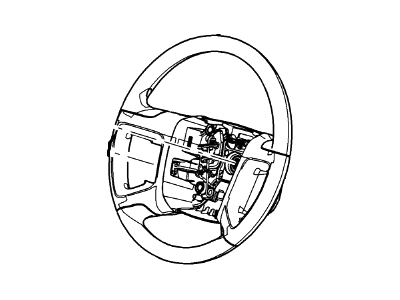 Ford 9M6Z-3600-CB Steering Wheel Assembly