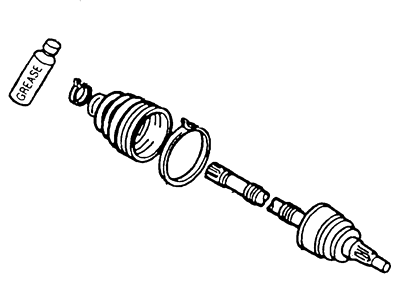 Mercury Tracer CV Boot - F7CZ-3A331-BA