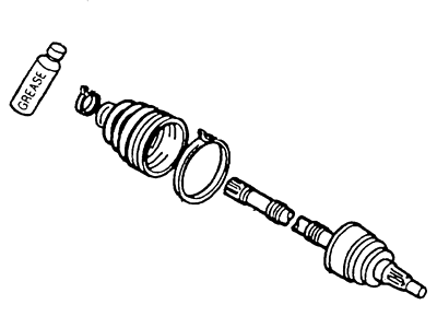 Mercury Tracer Axle Shaft - F23Z3B414E