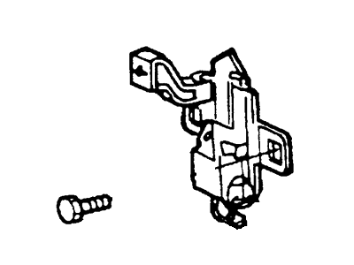 1993 Ford Crown Victoria Hood Latch - F3AZ-16700-A