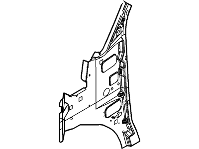 Ford F7UZ-1502039-AD Panel Assembly - Cowl Side