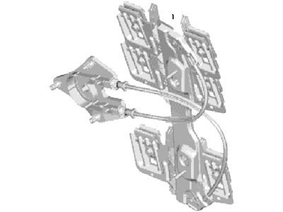 Ford BE8Z-5427008-A Regulator - Window - Less Motor