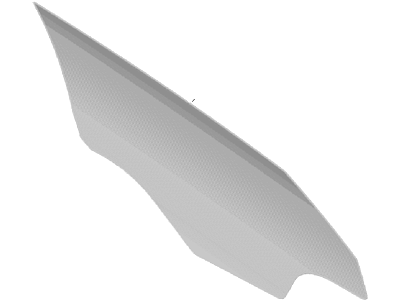 Ford BE8Z-5425712-A Glass - Rear Door