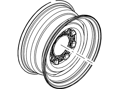 Ford 8C2Z-1015-D Wheel Assembly