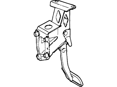 2002 Mercury Sable Brake Pedal - 1F1Z-2455-AA