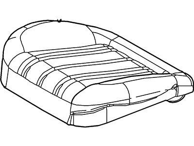 2003 Lincoln LS Seat Cushion - 3W4Z-54632A22-AA