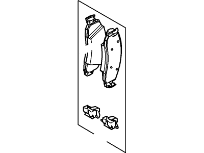 Ford AU2Z-2V001-C Brake Lining Kit