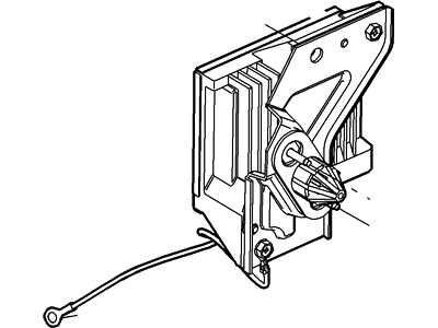 Ford 6M6Z-3F881-A Module & Bracket Assembly - Power Steering