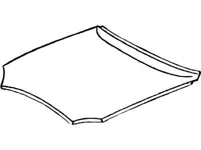Ford F6DZ16612B Hood Assembly
