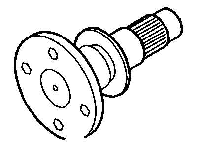 Ford 6L1Z-7061-A Shaft Assembly - Output