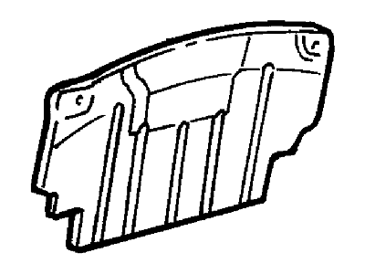 1F1Z-54465A32-AAA Ford Sound Insulator Illustration 1 of 1
