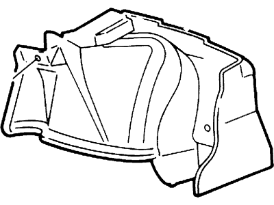 Ford YF1Z-5445423-AAB Carpet - Rear Quarter Panel/Luggage Compartment