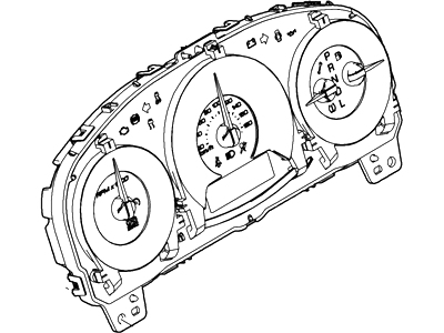 2012 Lincoln MKZ Speedometer - BE5Z-10849-HB