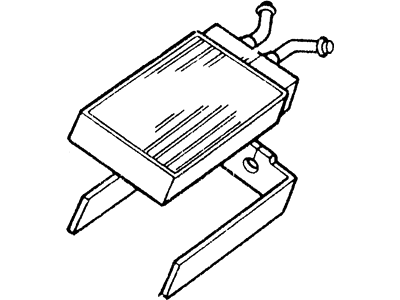 1995 Lincoln Mark VIII Heater Core - F3LY-18476-A