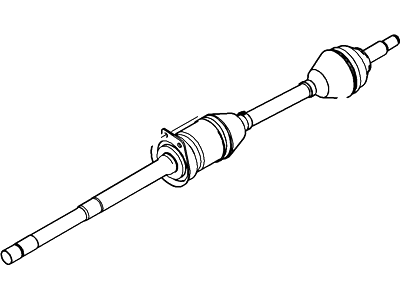 2012 Lincoln MKS Axle Shaft - CA5Z-3B436-A