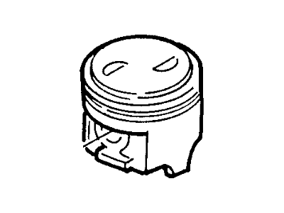 1986 Mercury Marquis Piston - E9TZ-6108-DB