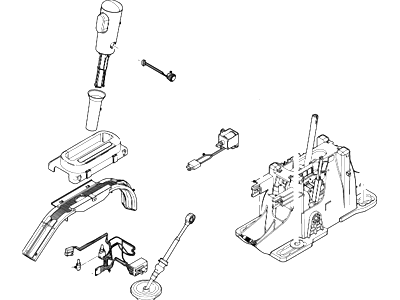 Ford Automatic Transmission Shifter - 9L2Z-7210-BB