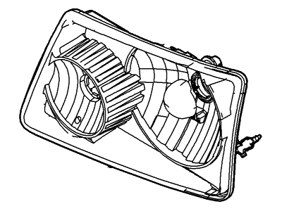 Ford 4L5Z-13008-BA Headlamp Assembly