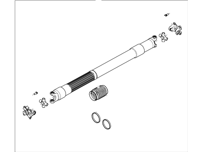 2005 Ford Mustang Drive Shaft - 4R3Z-4602-AA