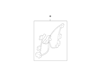 Ford 8R3Z-6323200-AA Regulator And Motor Assembly - Window