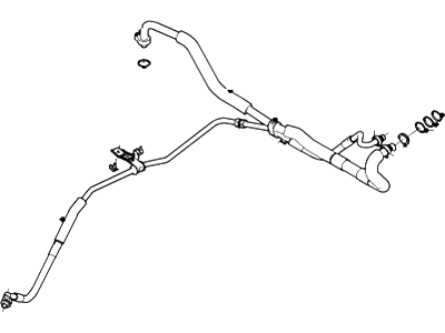 Ford Explorer Sport Trac A/C Hose - 6L2Z-19835-HA